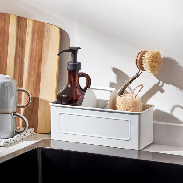 IKEA VÄLVÅRDAD Dish Brush Stainless Steel/beech