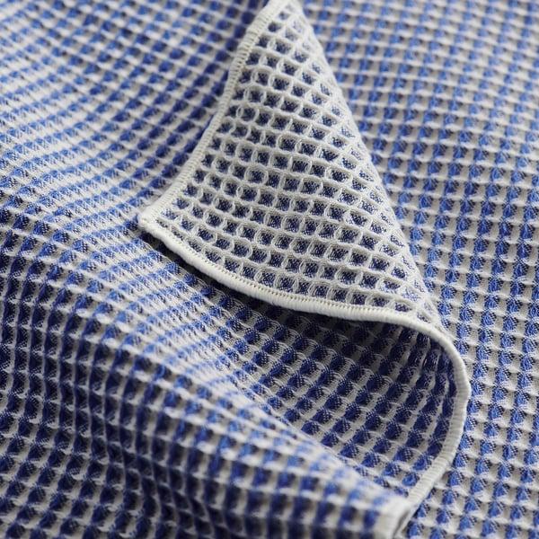 IKEA VÄLVÅRDAD Dish Towel Blue/white 18x24 "