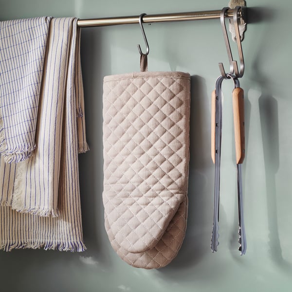 IKEA VÄLVÅRDAD Oven Mitt Beige