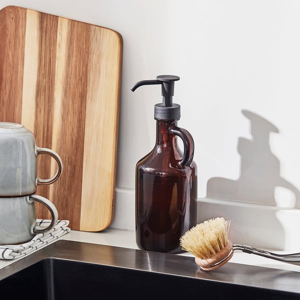IKEA VÄLVÅRDAD Soap Dispenser Brown
