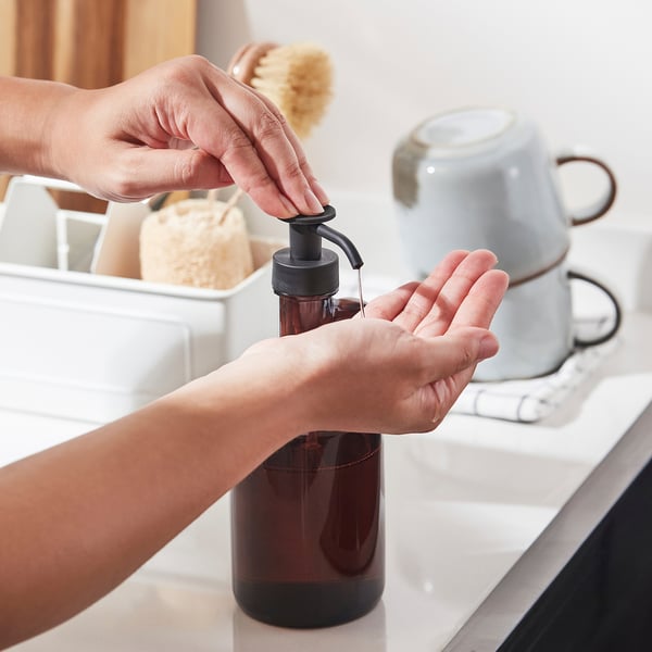 IKEA VÄLVÅRDAD Soap Dispenser Brown