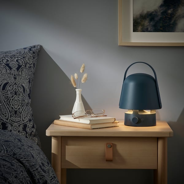 IKEA VAPPEBY Bluetooth Speaker Lamp Outdoor/blue