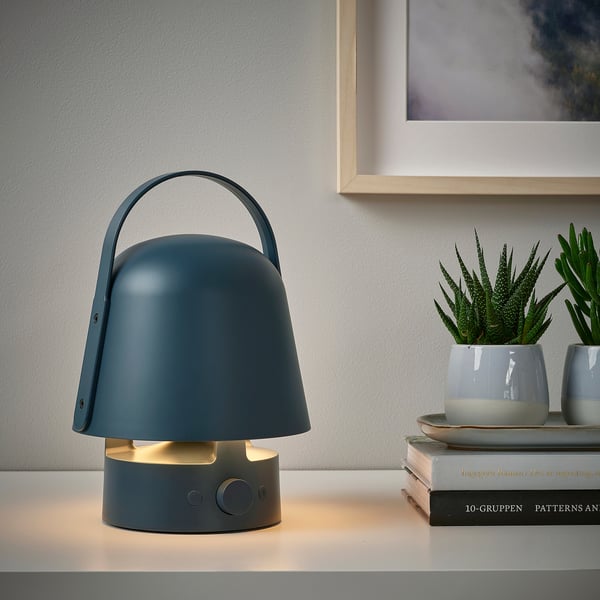 IKEA VAPPEBY Bluetooth Speaker Lamp Outdoor/blue