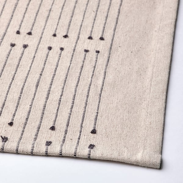 IKEA VÅRARV Table Runner Dark Gray/natural 14x59 "