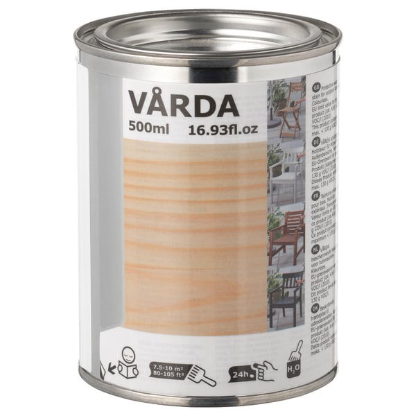 IKEA VÅRDA Wood stain outdoor use colorless