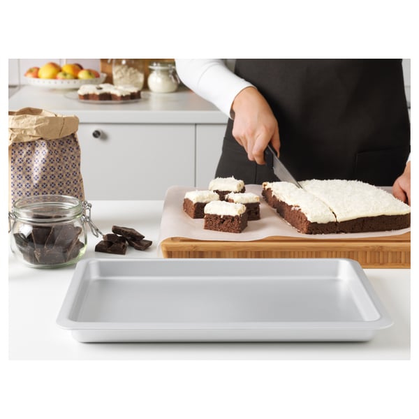 IKEA VARDAGEN Baking Pan Silver Color 15x10 "/2 Qt