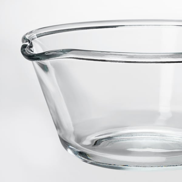 IKEA VARDAGEN Bowl Clear Glass 10 "
