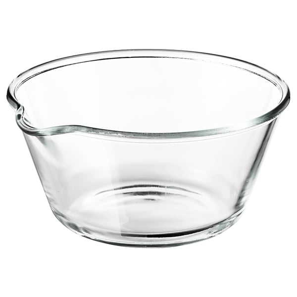 IKEA VARDAGEN Bowl clear glass 10 "