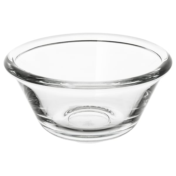 IKEA VARDAGEN Bowl clear glass 4 ¾ "