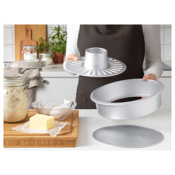 IKEA VARDAGEN Cake Pan Silver Color