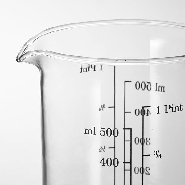 IKEA VARDAGEN Measuring Cup Glass 17 Oz