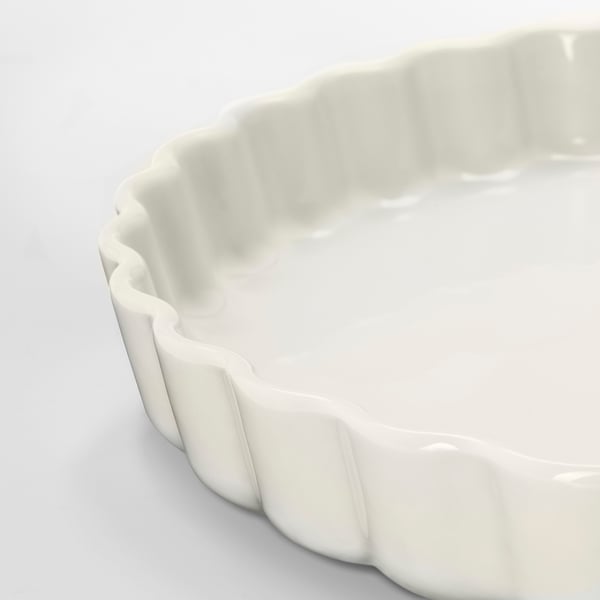 IKEA VARDAGEN Pie Plate Off-white 13 "