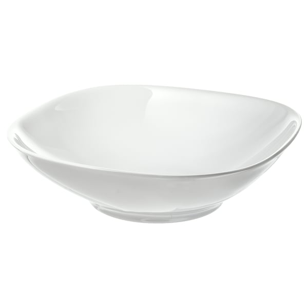 IKEA VÄRDERA Deep plate/bowl white 7 ¾x7 ¾ "