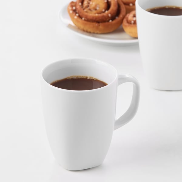 IKEA VÄRDERA Mug White 10 Oz
