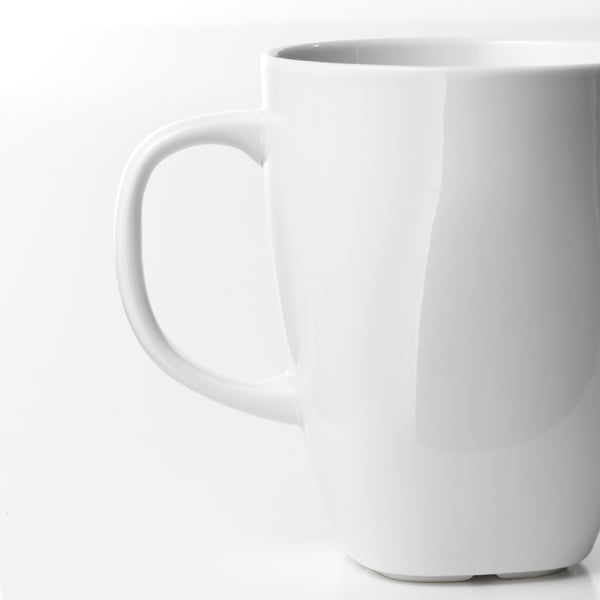 IKEA VÄRDERA Mug White 10 Oz