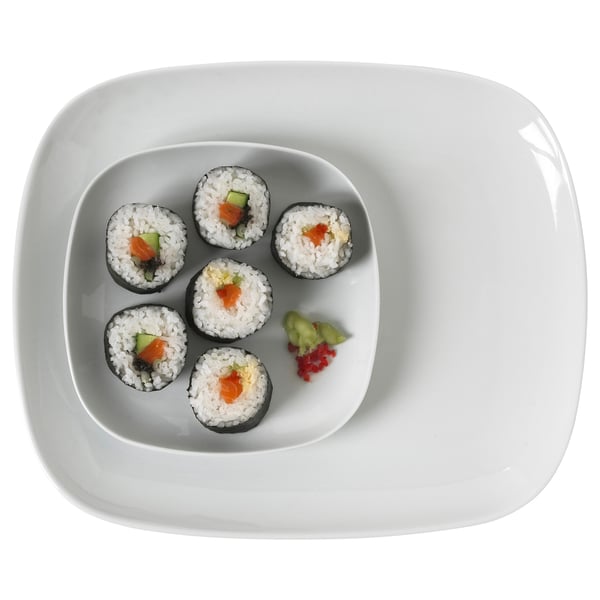 IKEA VÄRDERA Plate White 12 ¼x10 ¼ "
