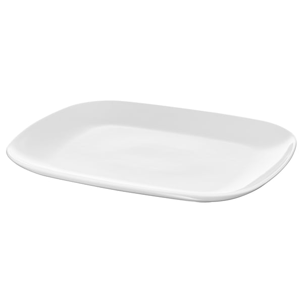 IKEA VÄRDERA Plate white 12 ¼x10 ¼ "