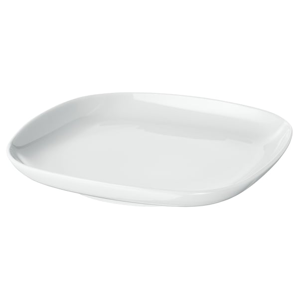 IKEA VÄRDERA Side plate white 7x7 "