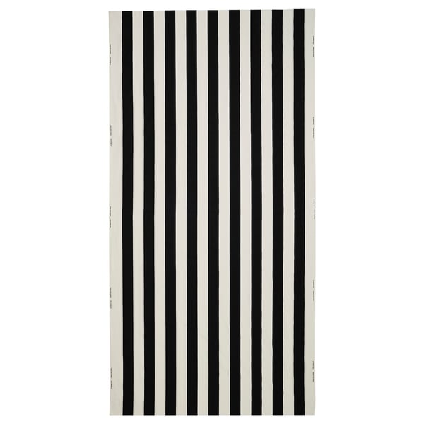 IKEA VARGTÖREL Pre-cut fabric black/white 59x118 "