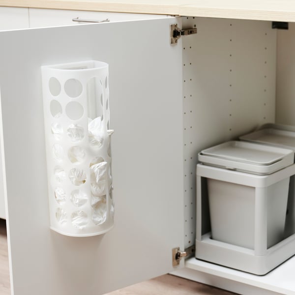 IKEA VARIERA Plastic Bag Dispenser White