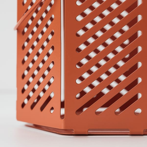 IKEA VÅRSYREN Lantern For Tealight Brown-orange 5 "