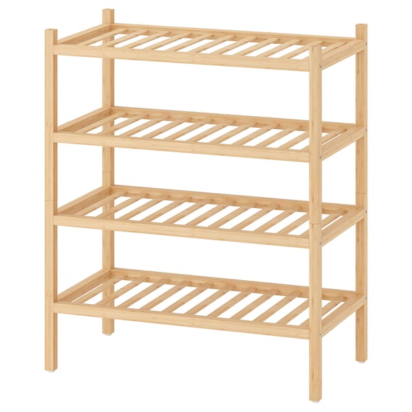 IKEA VASSKÄR Hallway furniture set of 2 bamboo