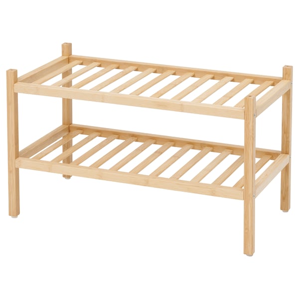 IKEA VASSKÄR Shoe rack bamboo 23 5/8 "