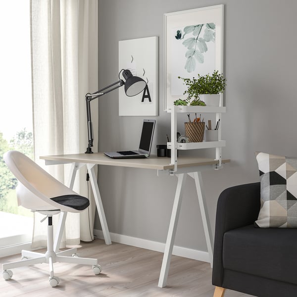 IKEA VATTENKAR Desktop Shelf White 19 ¼x6 "