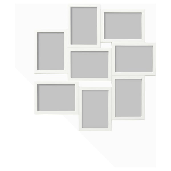 IKEA VÄXBO Collage frame for 8 photos white 5x7 "