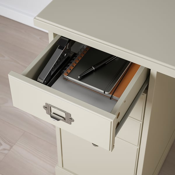 IKEA VEBJÖRN Desk Beige 55 1/8x23 5/8 "