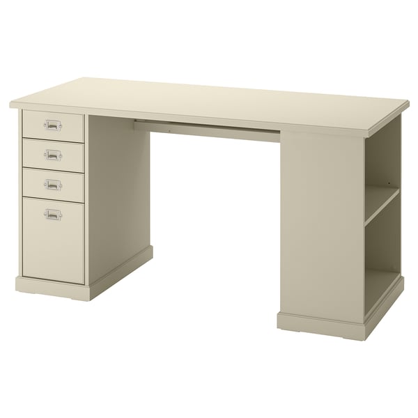 IKEA VEBJÖRN Desk beige 55 1/8x23 5/8 "