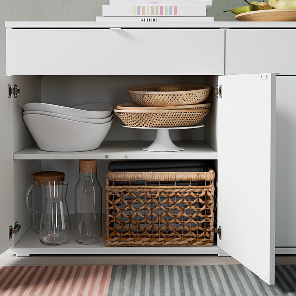 IKEA VIHALS Sideboard White 55 1/8x18 1/2x29 1/2 "