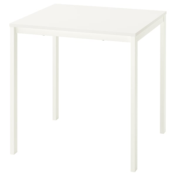 IKEA VIHALS Table white/white 29 1/8x29 1/8 "