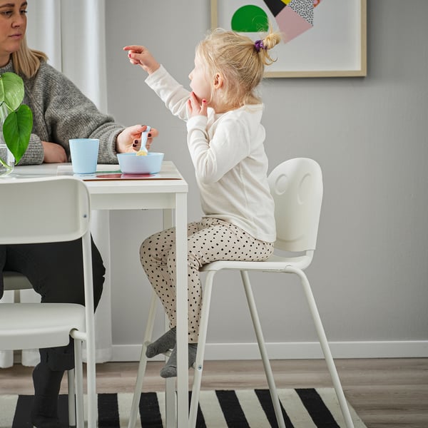 IKEA VILDGÅS Junior Chair White/white