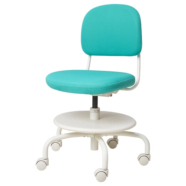 IKEA VIMUND Child's desk chair turquoise