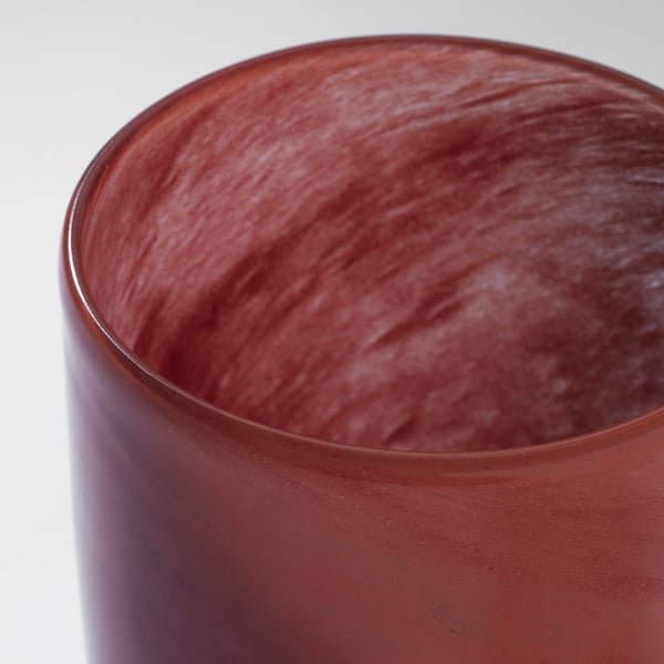 IKEA VINDSTILLA Candle Holder Red 4 ¼ "