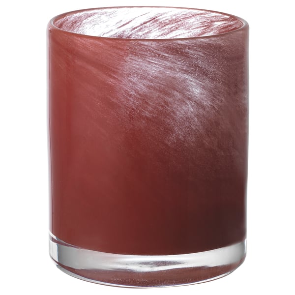 IKEA VINDSTILLA Candle holder red 4 ¼ "