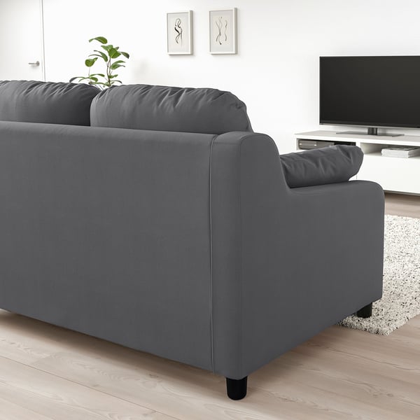 IKEA VINLIDEN Loveseat Hakebo Dark Gray