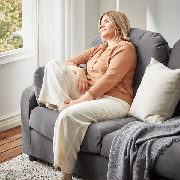 IKEA VINLIDEN Loveseat Hakebo Dark Gray