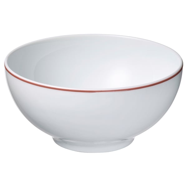 IKEA VINTERFINT Bowl white/red 5 "