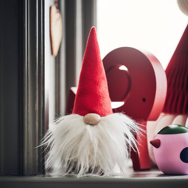 IKEA VINTERFINT Decoration Santa Claus Red 7 1/2 "