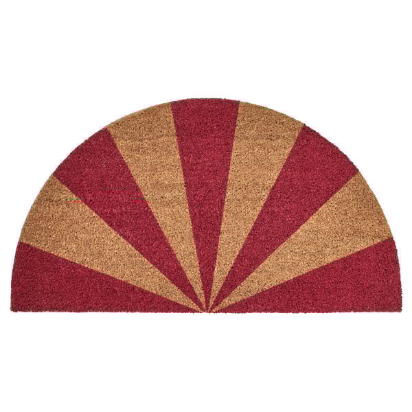 IKEA VINTERFINT Door mat stripe coir/red 1 ' 8 "x2 ' 11 "