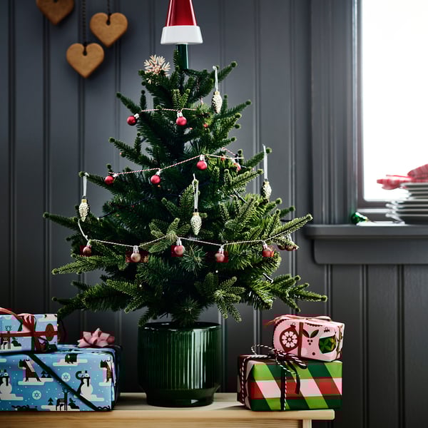 IKEA VINTERFINT Garland Bauble Red 2 ½ Yard