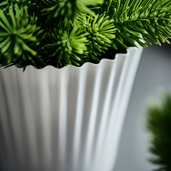 IKEA VINTERFINT Plant Pot White 3 ½ "