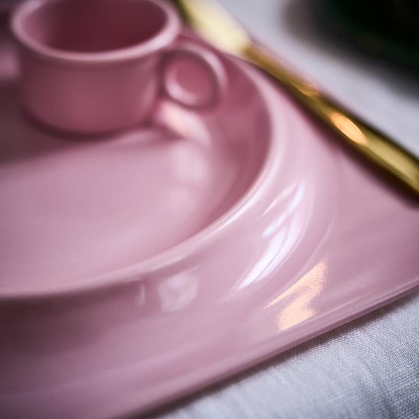 IKEA VINTERFINT Plate Pink 10 ½x10 ½ "