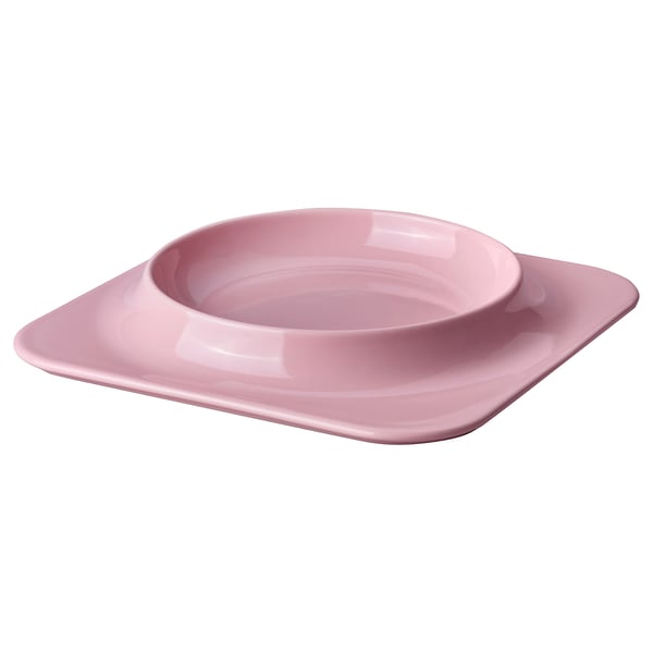 IKEA VINTERFINT Plate pink 10 ½x10 ½ "