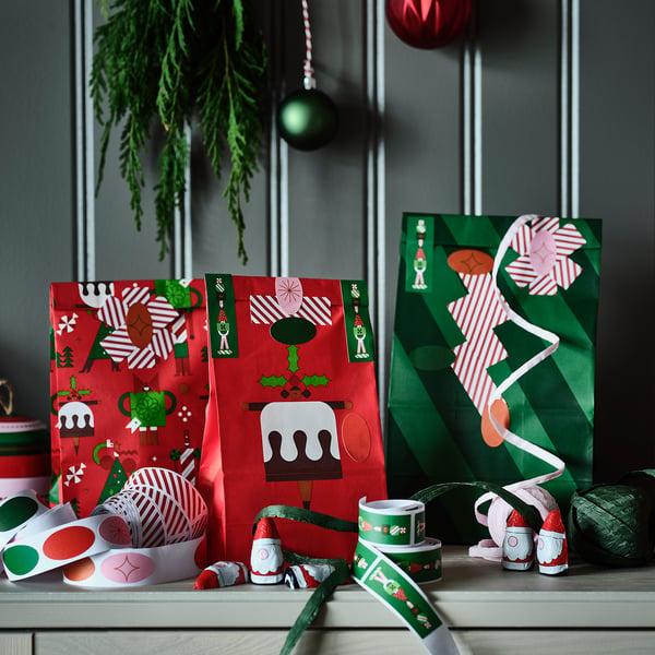 IKEA VINTERFINT Stickers Christmas Motifs