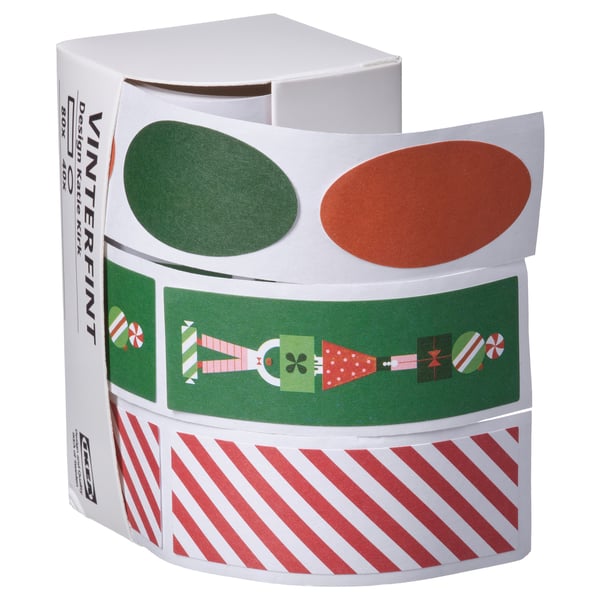 IKEA VINTERFINT Stickers christmas motifs