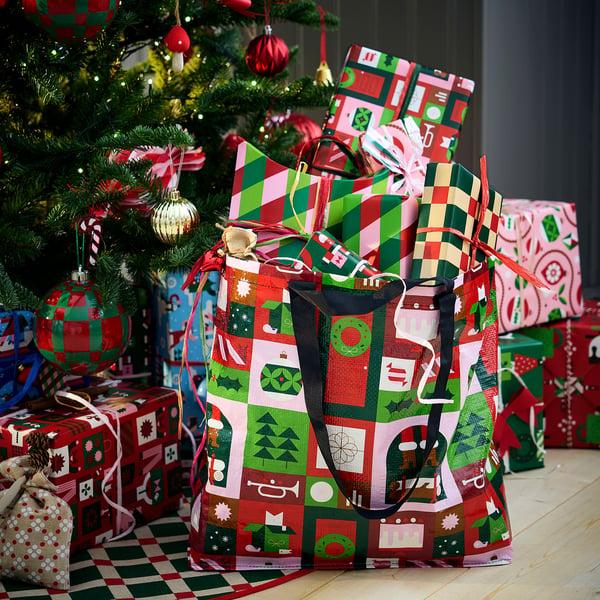 IKEA VINTERFINT Storage Bag Multicolor 10 Gallon