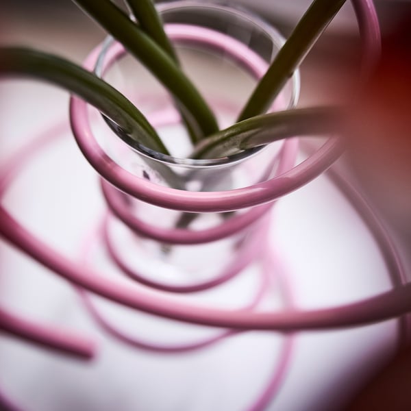 IKEA VINTERFINT Vase Pink 12 ¼ "
